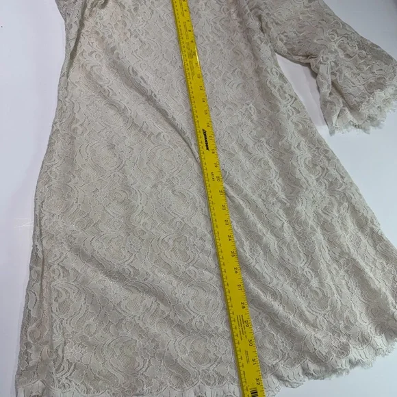 Flying Tomato Elegant Cream Dress with slip - Picture 9 of 12